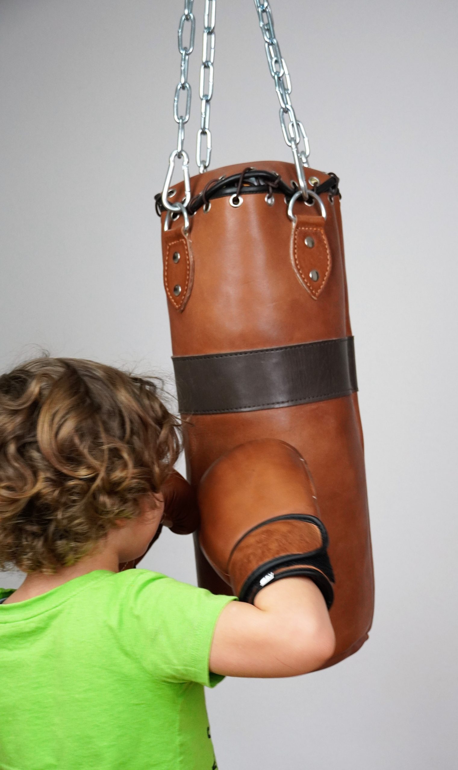 Handgefertigter Retro-Vintage Kinder Boxsack LEON - Forma Fisico